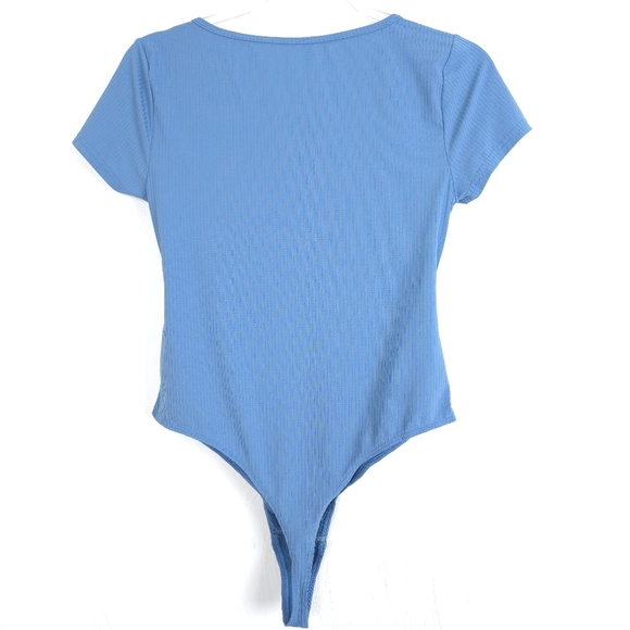 Cupshe Ailyn Rib Asymmetrical bodysuit - Picture 2 of 9